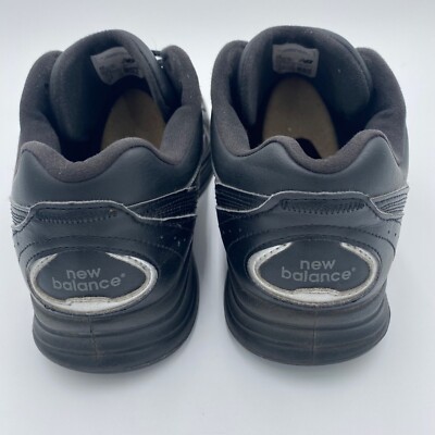 New Balance MW577 Size 12 Black Leather Lace Up Walking  display picture 1