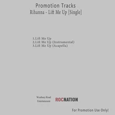 R&B/Soul.. White CD. Rihanna - Lift Me Up [Single]