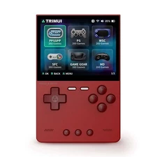 Trimui Brick Retro Handheld Video Game Console - Red - SHIPS FROM USA