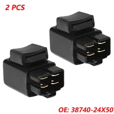 2Pcs Fuel Pump Fan Off Relay Fit 38740-24X50 For Suzuki GSXR600 GSXR750 GSXR1000