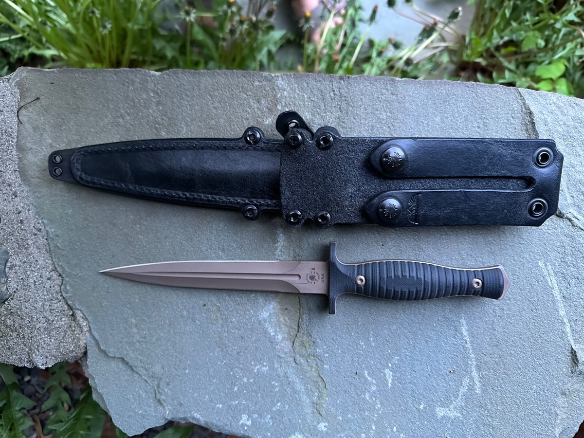 Spartan Blades Les George V14 Dagger Flat Dark Earth + Upgraded