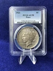 1921 "KEY" Peace Silver Dollar $1 *PCGS AU50 About Uncirculated* Frosty Coin