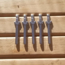 5  CHROME PLATED MASONIC PEN CLIP + 5 SLIMLINE PENS WOODTURNING PROJECT KIT
