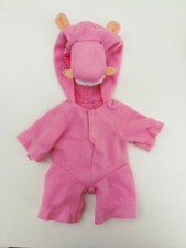 Pyjama à capuche combinaison hippopotame barboteuse Grenouillère vêtement Poupée
