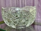 Williamsburg By Avitra 8” Round Heavy Cut Crystal Bowl Sawtooth Pineapple Star — photo 7