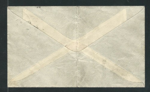 1934 GREAT BRITAIN rocket mail cover - SUSSEX DOWNS - purple stamp - EZ 2C1 - Picture 2 of 2