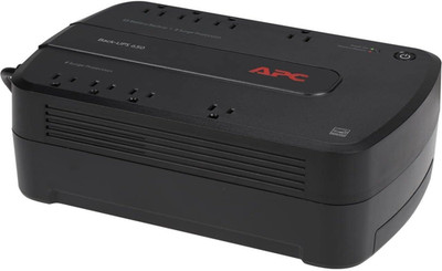 Back-Ups 650VA Battery Backup & Surge Protector, 8 Outlets for Home Office
