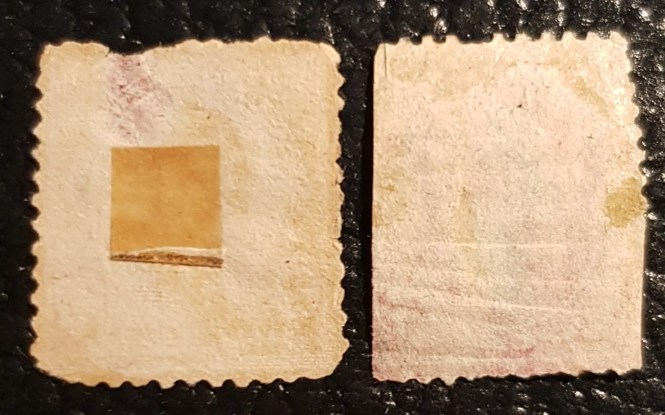TIMBRE RARE USA G. WASHIGTHON 10 cents jaune oblitéré trace charniére 2 cadeaux - Photo 4/4