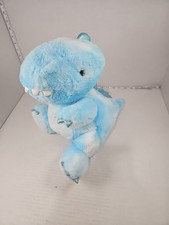FAO Schwarz Glow Brights Dinosaur Plush Light Up Sound Blue Stuffed Animal 2021