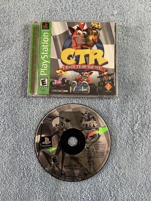 PS1 -Playstation CTR Crash Team Racing -  Complete CIB - Greatest Hits Tested