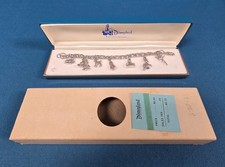 Vintage 50s’ 60’s Disney Charm Bracelet with 7 Charms New in Box