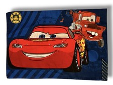 Vintage Disney Cars Lightning McQueen  Red Boys Standard Pillowcase