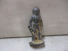 Vintage Lead Metal Indian Figure