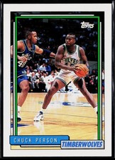 Chuck Person 1992-93 Topps #327 Minnesota Timberwolves