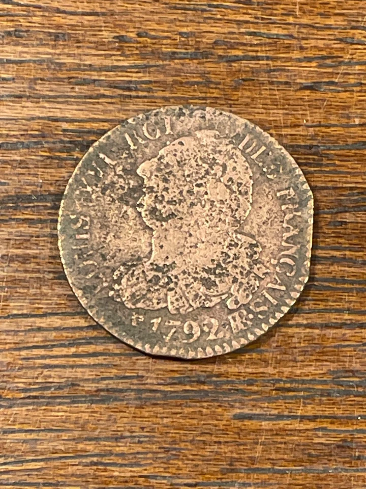 Monnaie Royale 6 Deniers Louis XVI Français 1792 BB (10-45) - Photo 3/3