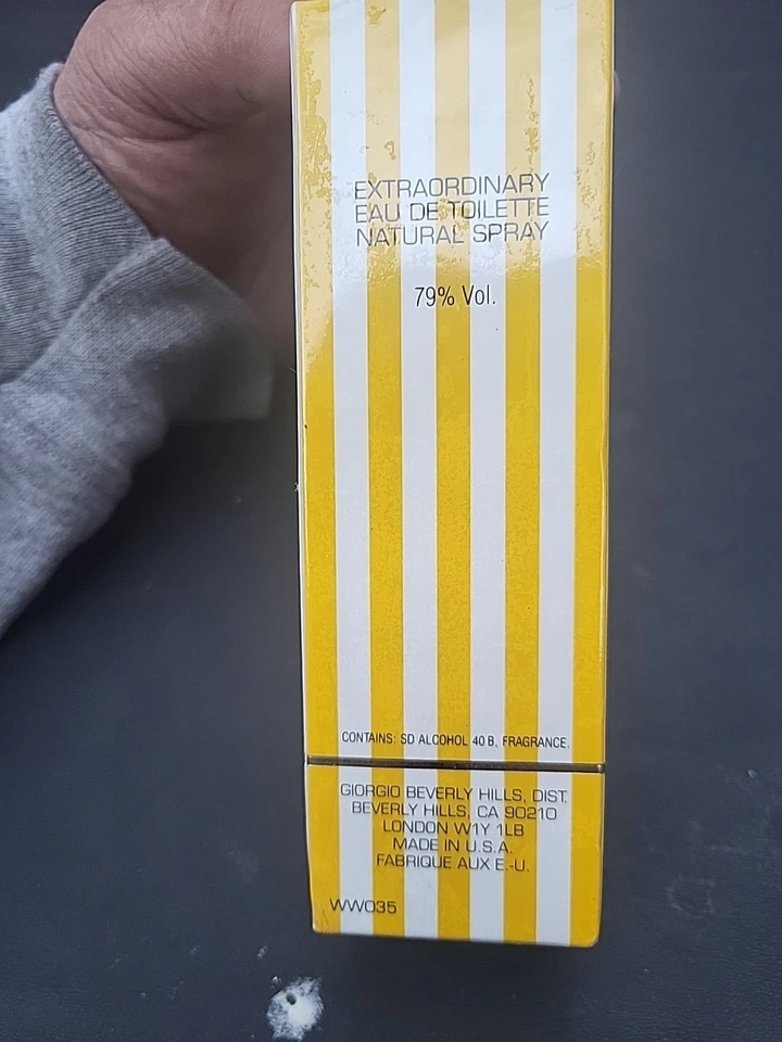 DE COLECCIÓN GIORGIO BEVERLY HILLS EXTRAORDINARIO EAU DE TOILETTE SPRAY NATURAL 1,7 OZ Foto 3 de 4