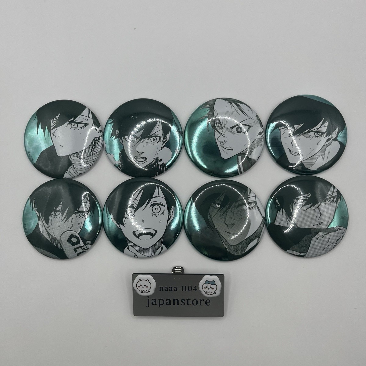 Blue Lock Exhibition Itoshi Rin Character Badge Collection set of