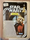 Vintage Kenner 1978 STAR WARS Cardback SNAGGLETOOTOOTH 21 back UNPUNCHED & FLAT!