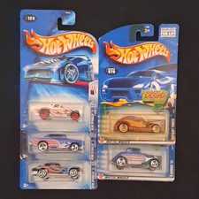 Hot Wheels Star Spangled Series 1:64 Diecast Lot of 5 from 2002 and 2004