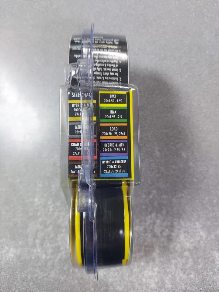 Forro de pneu de bicicleta amarelo Mr Tuffy 20x1.5-1.90 amarelo tuffy - Imagem 3 de 3