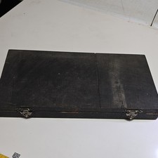 Vintage Mitutoyo 3-12" Inside Micrometer Set w/ Extension Rods Wood Case Japan