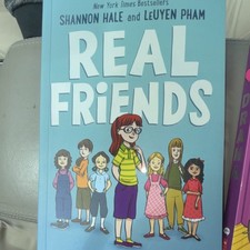 Real Friends by Shannon Hale  LeUyen Pham Hardcover Graphic Novel Ages 9-12