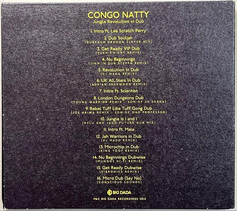 Congo Natty Jungle Revolution in Dub CD Excellent Condition Electronic