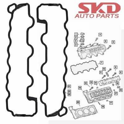 2x Ventildeckeldichtung Für Mercedes-Benz W203 W210 W211 R129 W639 Chrysler DHL
