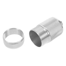 E27 Aluminum Lamp Socket Cup Hanging Pendant Light Holder Replacement Lamp