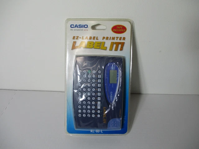 Casio KL-60L Label Maker Thermal Printer Compact System NIB Sealed