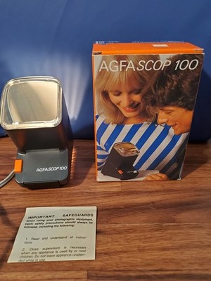 AGFASCOP 100 AGFA SCOP Still Picture Projector Slide Viewer With Box