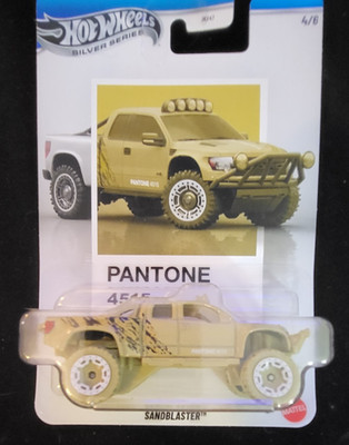 2026 Hot Wheels Silver Series PANTONE 4515 4/6 SANDBLASTER Near Mint