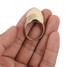 Traditional Brass Thumb Ring Guard for Adjustable Sizes for Optimal Fit