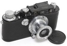  Leica III Black Paint with Chrome Fittings - Excellent Condition / converted f