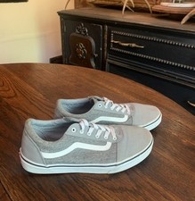 Vans Unisex Off The Wall Ward 500714 Gray Casual Shoes Sneakers US Youth Size 7