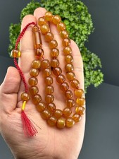 Faturan Amber Rosary, 43 Beads,Sandalos, islamic Rosary, Misbaha, Tasbih,Tasbeeh