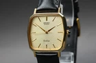 [Near MINT] SEIKO Dolce 7731-5120 28mm Gold Dial Vintage Quartz Men's Watch