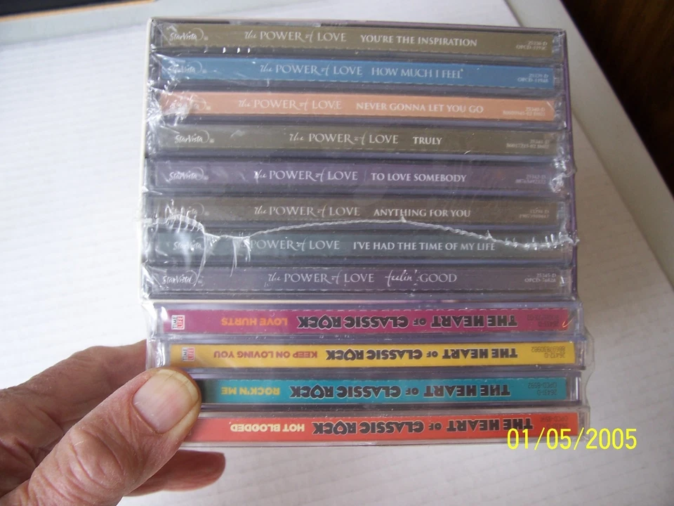 Time Life THE POWER OF LOVE CD 8 Disc Box Set Rare SEALED! - Image 3 of 3