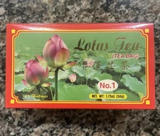 1.75oz Fortuna Lotus Tea 25 Tea Bags Made In Vietnam