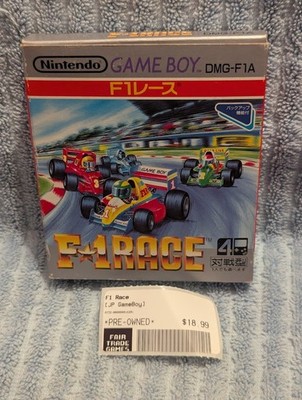 F-1 F1 RACE Japan Game Boy With Box Manual & Insert US Seller Cib Complete works