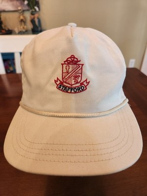 Vintage Stafford Duckster Trucker Strap Back Hat Made in USA Adjustable