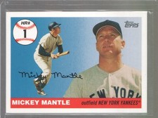 2006 Topps - Mickey Mantle Home Run History Insert #MHR1 - New York Yankees