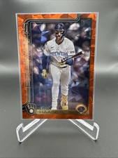 2025 Topps Update Eric Haase / 25 Orange Diamante Foil
