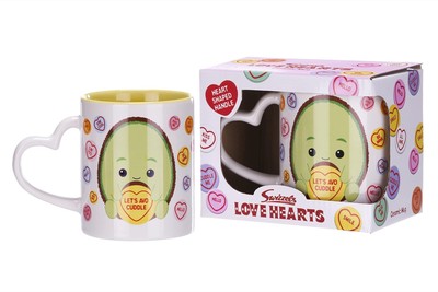 Posh Paws Swizzles Love Hearts 11OZ Alan The Avocado Let's AVO-Cuddle Heart Shap