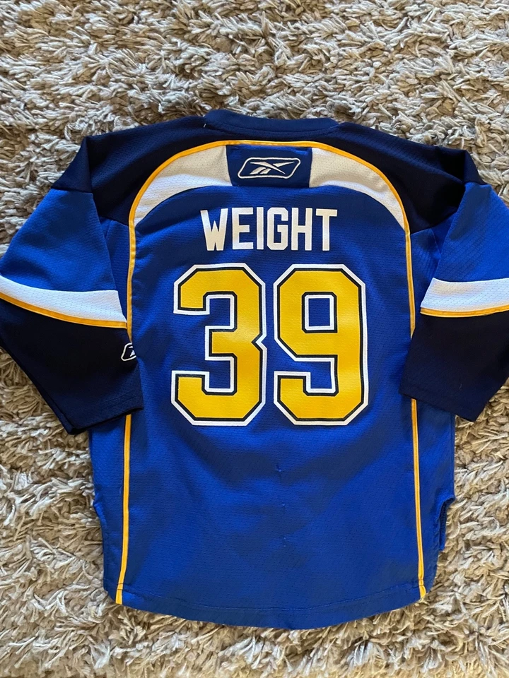 St Louis Blues NHL jersey Doug Weight youth size 4-7 Reebok - Image 2 of 4