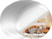 Acrylic round Mirrors Self Adhesive Non Glass Mirror Circle Wall Mirror Clear Wa