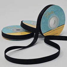 Bra Strap Elastic Black - 10mm