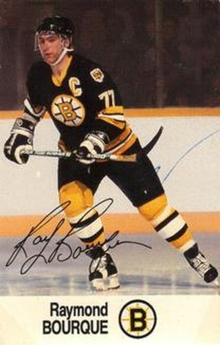 #NNO Raymond Bourque - Boston Bruins - 1988-89 Esso NHL All-Star Collection Hock