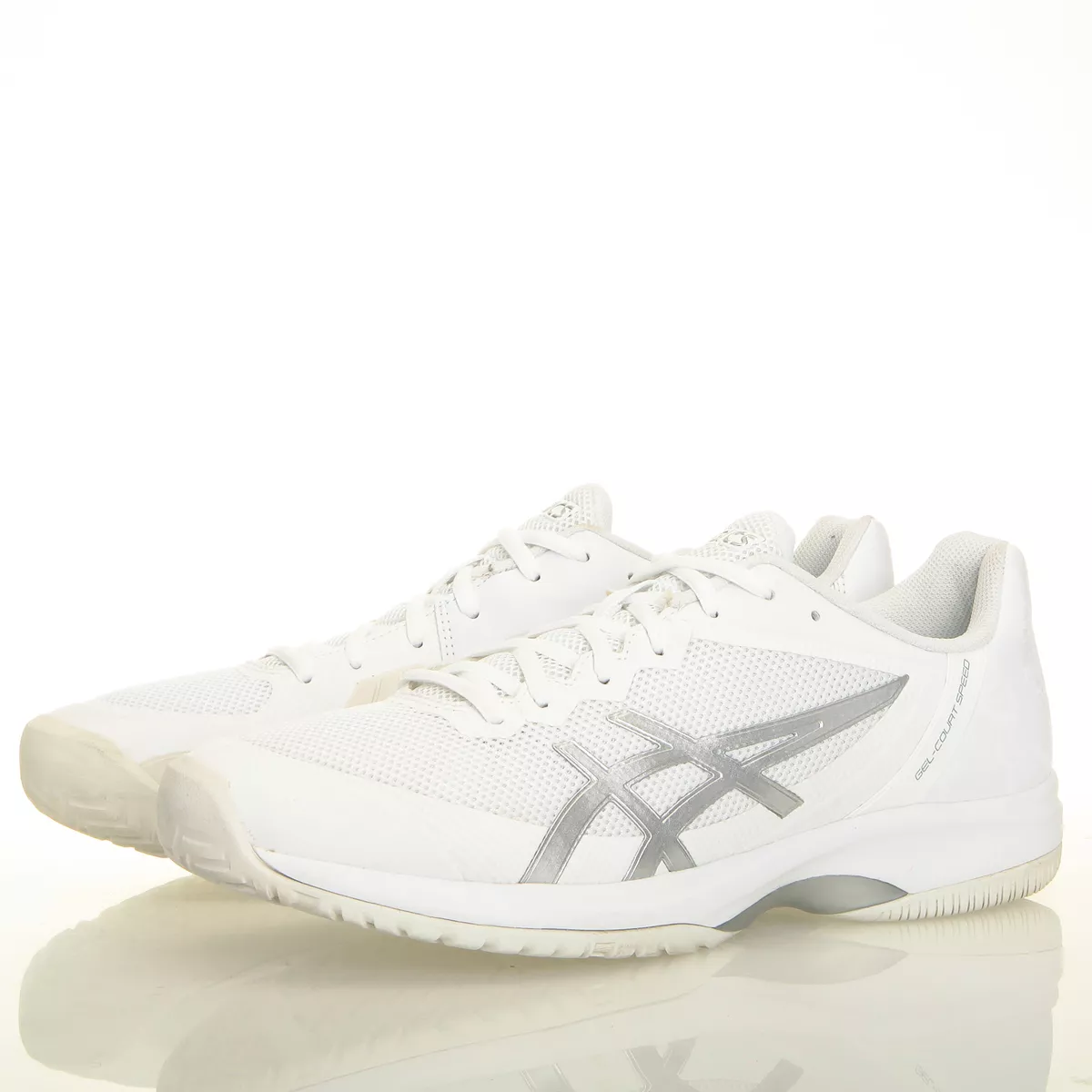 ASICS Gel Court Speed White Silver Womens 12 E850N
