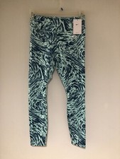 Nike One Dri-FIT Icon Clash Tights Women sz M High Rise 7/8 Crop Training DQ6719